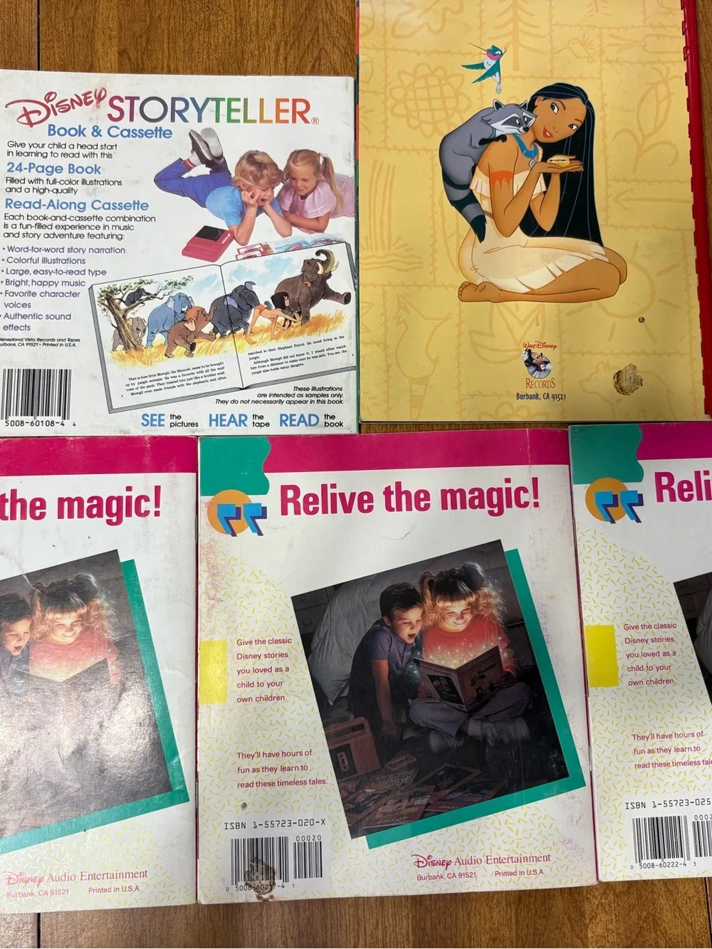 Vintage 90s disney paperback children’s book lot of 5